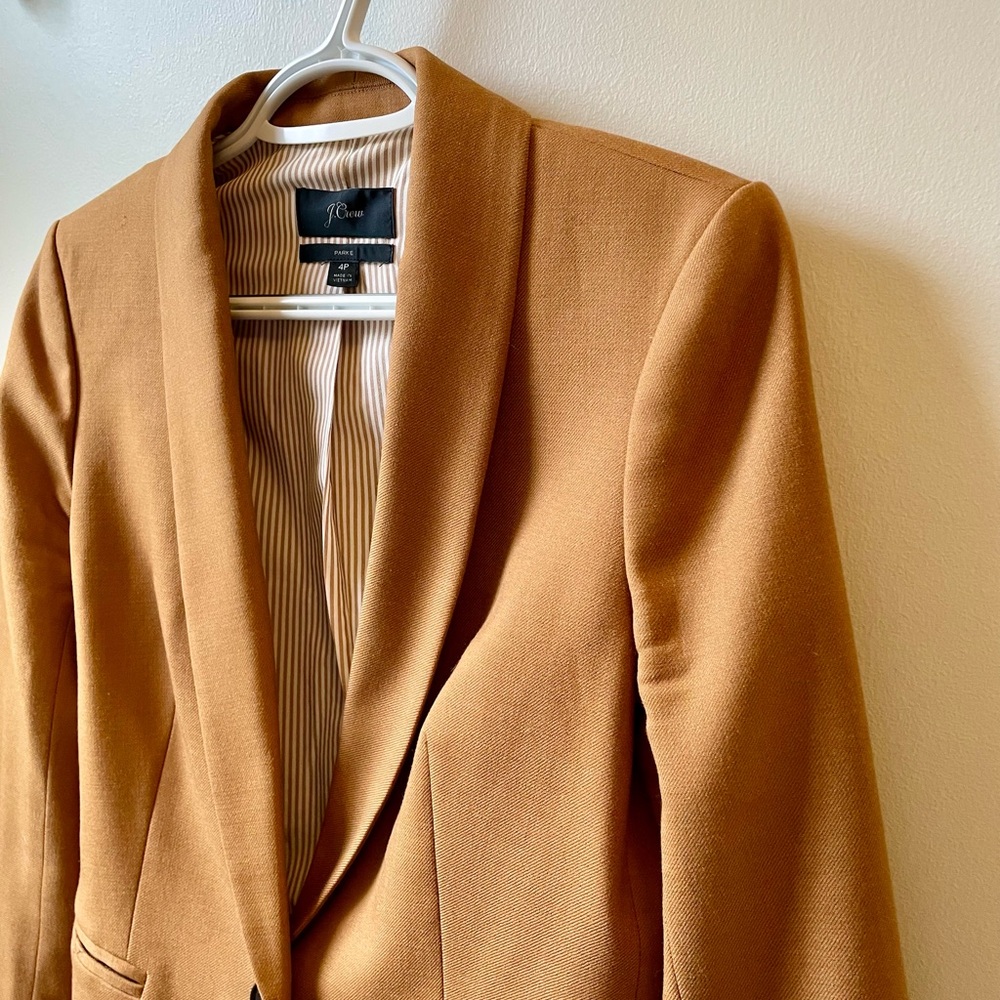 J. Crew Camel Blazer - Picture 2 of 4
